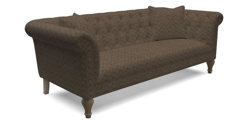 Arncliffe 3 Seater Sofa in Traditional Vintage Velvet Olive
