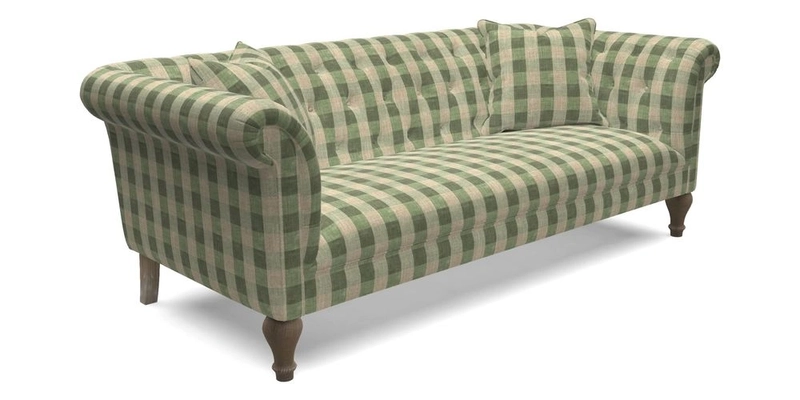 Arncliffe 3 Seater Sofa in Traditional Vintage Velvet Olive
