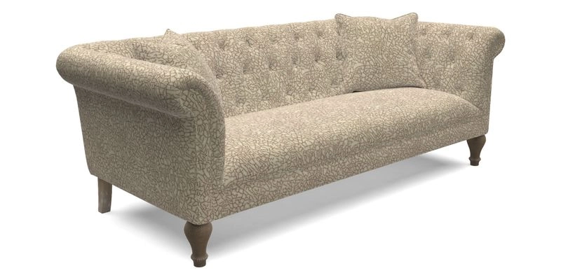 Arncliffe 3 Seater Sofa in Traditional Vintage Velvet Olive