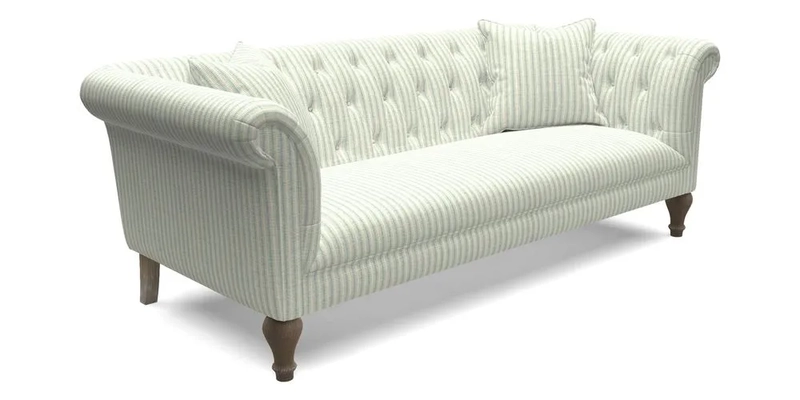 Arncliffe 3 Seater Sofa in Traditional Vintage Velvet Olive