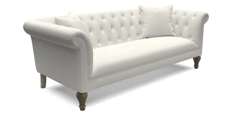 Arncliffe 3 Seater Sofa in Traditional Vintage Velvet Olive