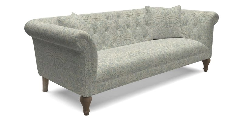 Arncliffe 3 Seater Sofa in Traditional Vintage Velvet Olive