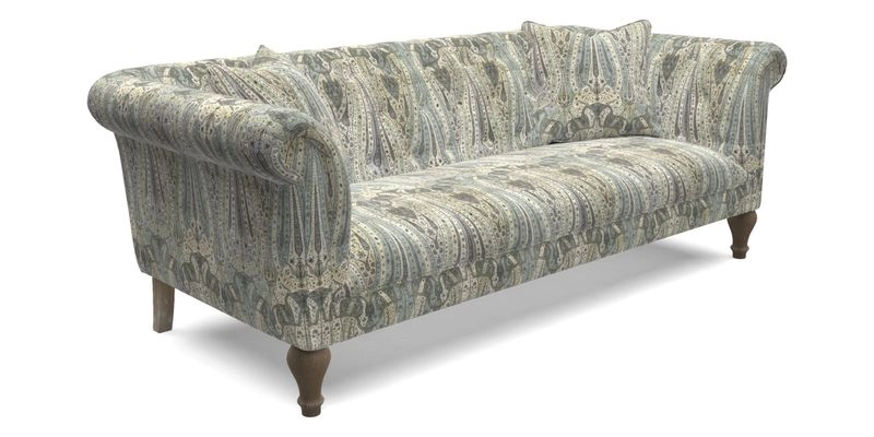 Arncliffe 3 Seater Sofa in Traditional Vintage Velvet Olive