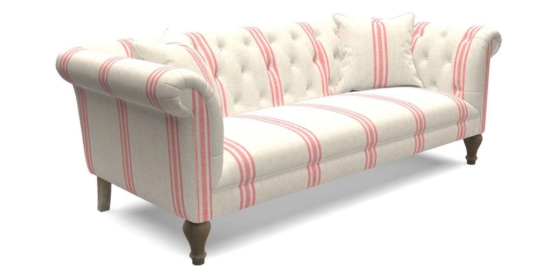 Arncliffe 3 Seater Sofa in Traditional Vintage Velvet Olive