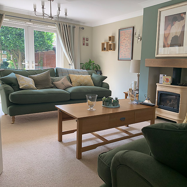 Alwinton 4 Seater Sofa in Warwick Koki Vine