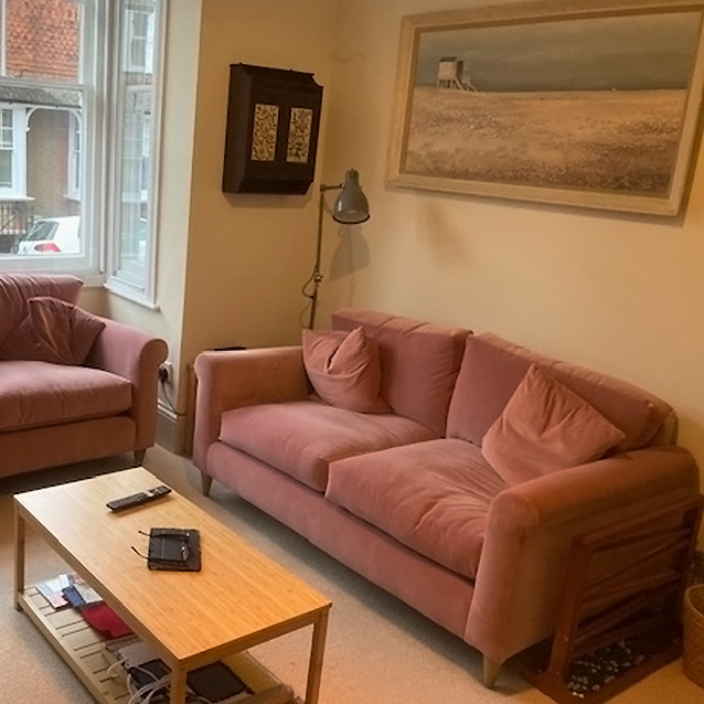 Apuldram 2 Seater Sofas in Linwood Omega lll Velvet Rose