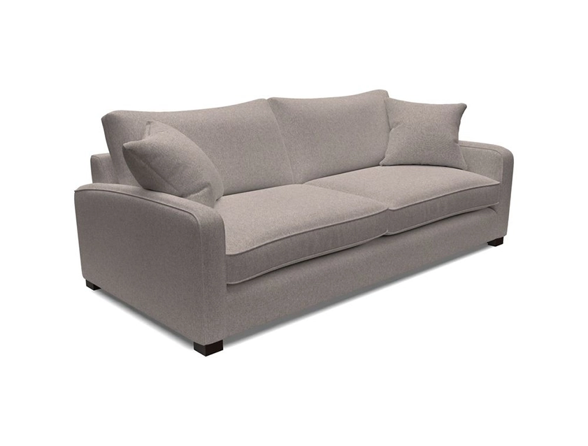 Brook Green 4 seater sofa in Two Tone Plain Biscuit