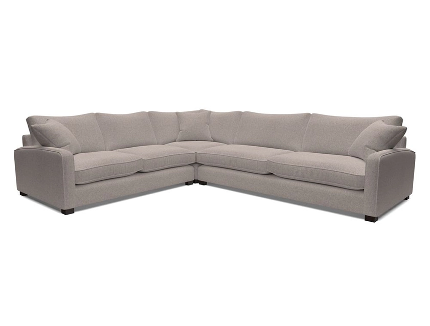 Brook Green large corner group RHF in Two Tone Plain Biscuit