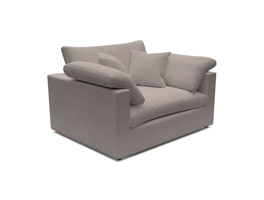 Big Softie Straight Arm Snuggler in Two Tone Plain Biscuit