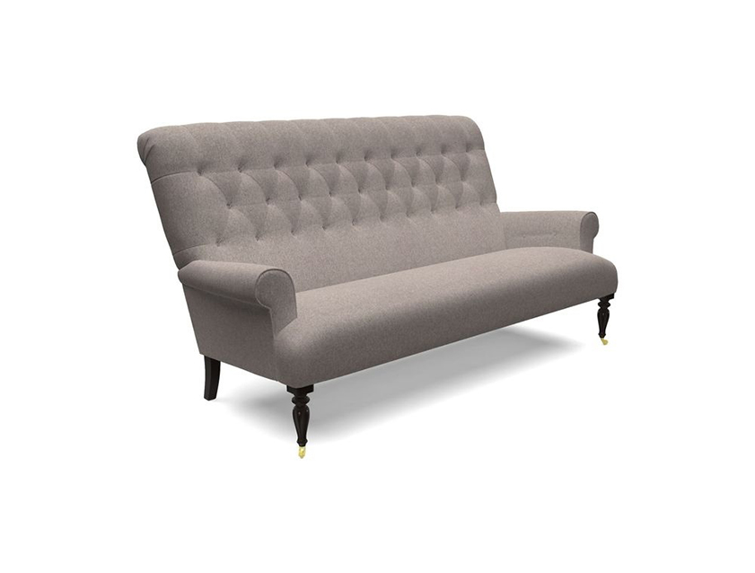 Chelsham 3 Seater Sofa in Two Tone Plain Biscuit