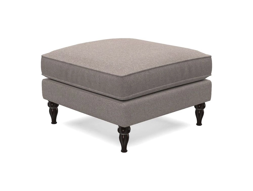 Cooksbridge Footstool in Two Tone Plain Biscuit