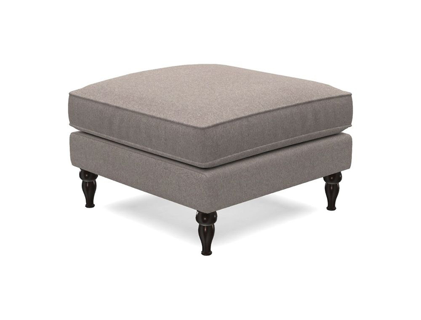 Cooksbridge Standard Footstool in Two Tone Plain Biscuit