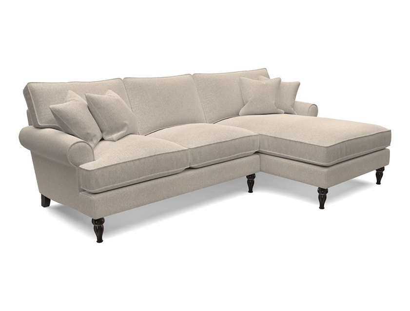 Cooksbridge Chaise Sofa RHF in Two Tone Plain Biscuit Cooksbridge Chaise Sofa RHF in Two Tone Plain Biscuit