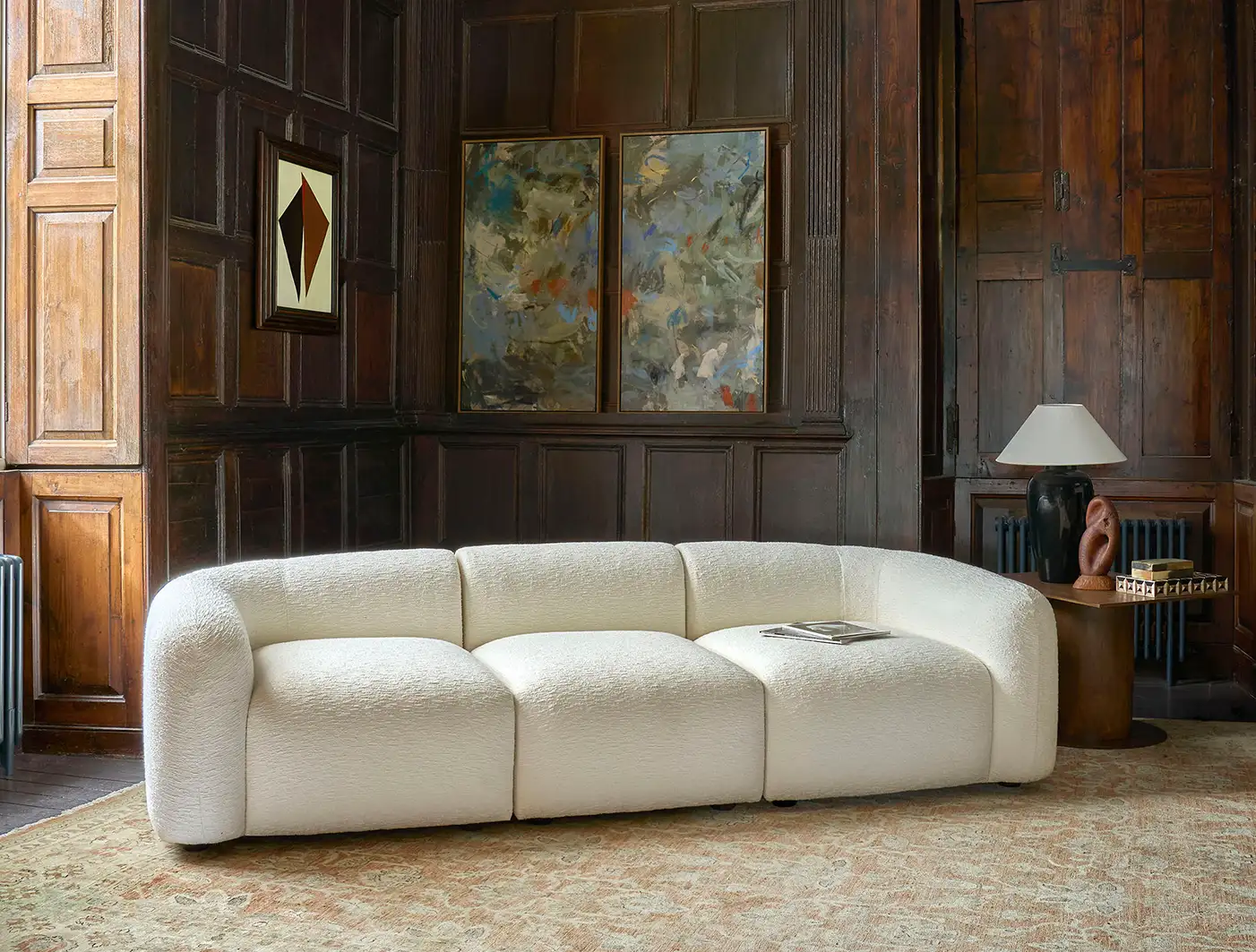 Form modular sofa in Achilles Boucle colour 1