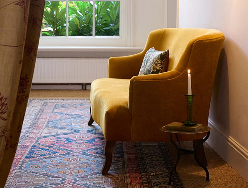 Grassington 2 Seater Sofa in J Brown Chamonix Super Soft Velvet Honey