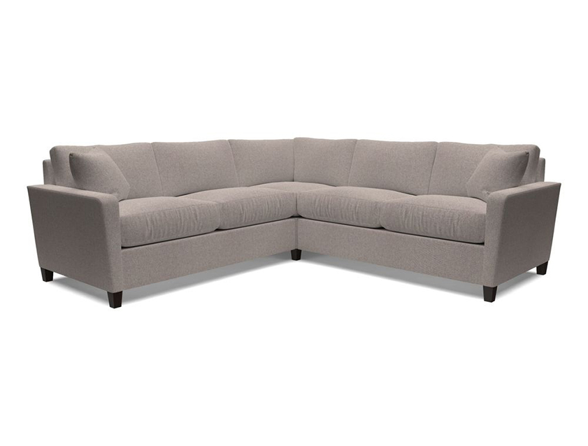 Greenwich large corner group RHF & LHF in Two Tone Plain Biscuit