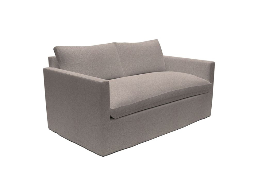 Heyshott 2.5 Seater Sofa in Two Tone Plain Biscuit. Loose cover option available