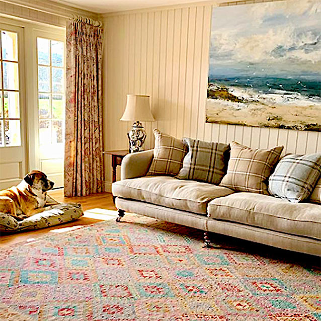 Helmsely 4 seater Sofa in Swaledale Linen