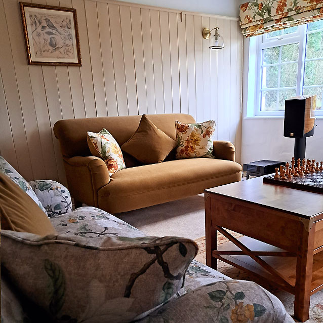 Holmfirth 2 Seater Sofa in Clever Tough Eco Velvet Sepia