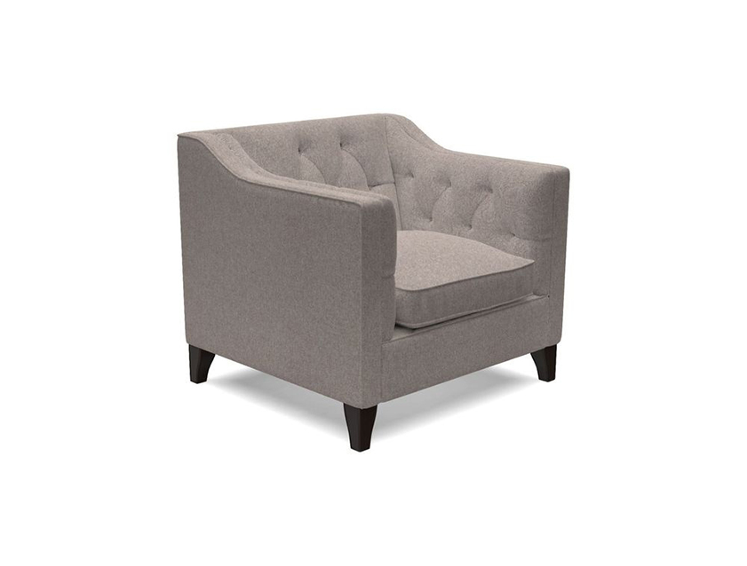 Haresfield Dipped Arm Chair in Two Tone Plain Biscuit