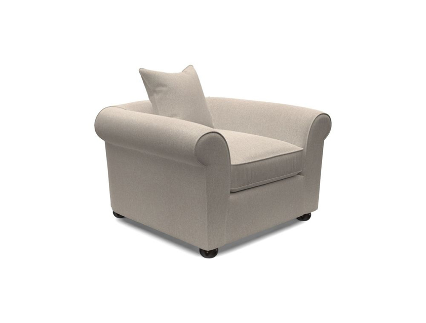 Lewes Chair in Two Tone Plain Biscuit