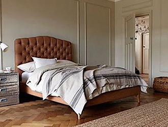 Lymechurch King Bed in Barra Rust