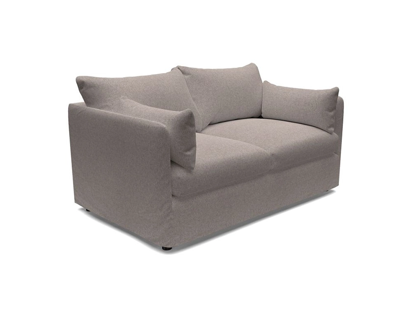Madehurst 2.5 Seater Sofa Loose Cover in Two Tone Plain Biscuit