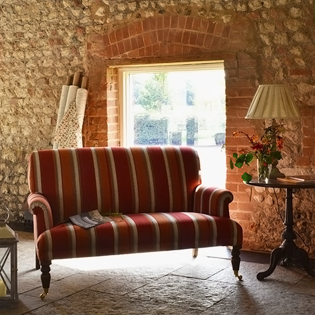 Midhurst 2 Seater Sofa in Kirkby Cheveyo Saffron