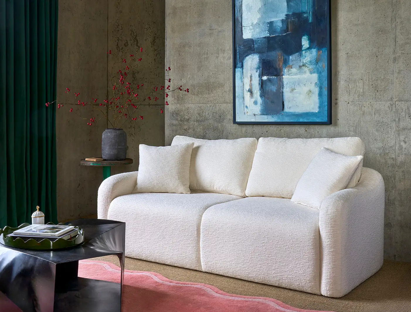 Muse 3 seater sofa in Amberley Natural
