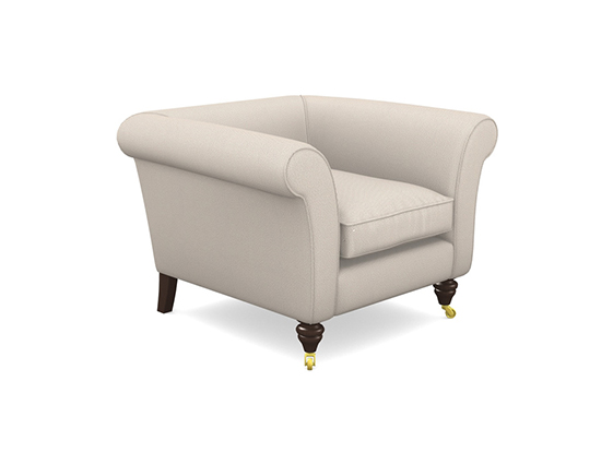 Otley Chair in Two Tone Plain Biscuit