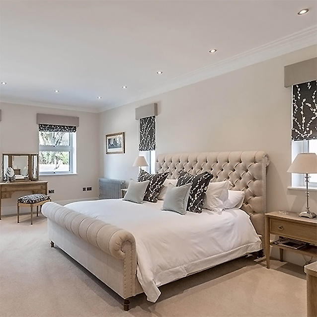 Pentlow King Bed in Sole Linen Natural