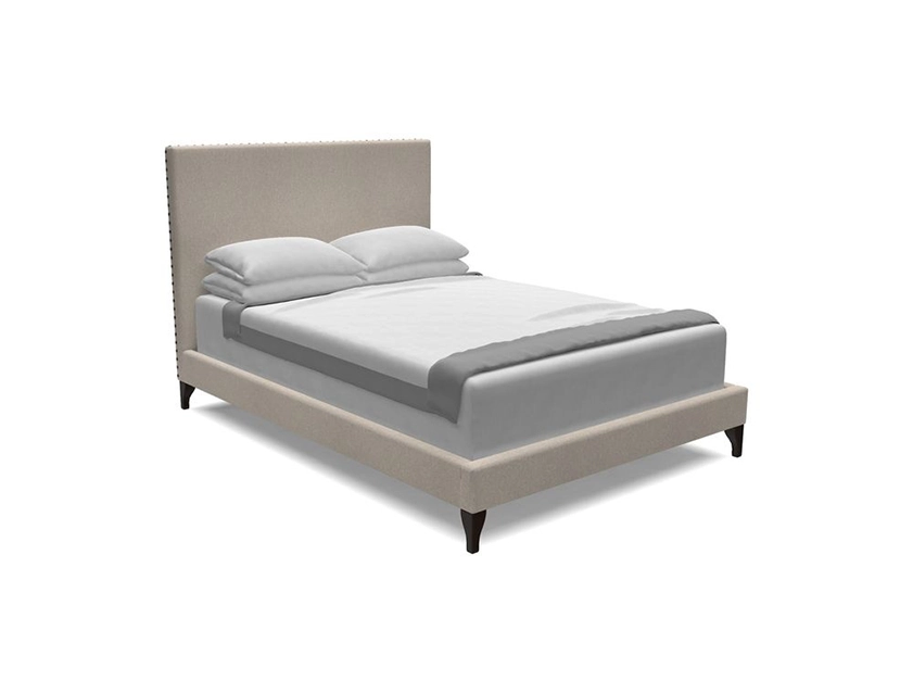 Portobello Double Bed in Two Tone Plain Biscuit