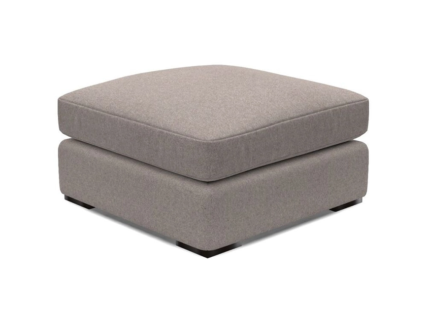 Stockbridge Combi Footstool in Two Tone Plain Biscuit