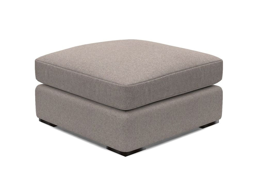 Stockbridge Combi Footstool in Two Tone Plain Biscuit