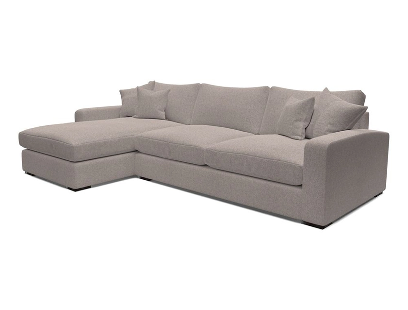Stockbridge Chaise LHF in Two Tone Plain Biscuit