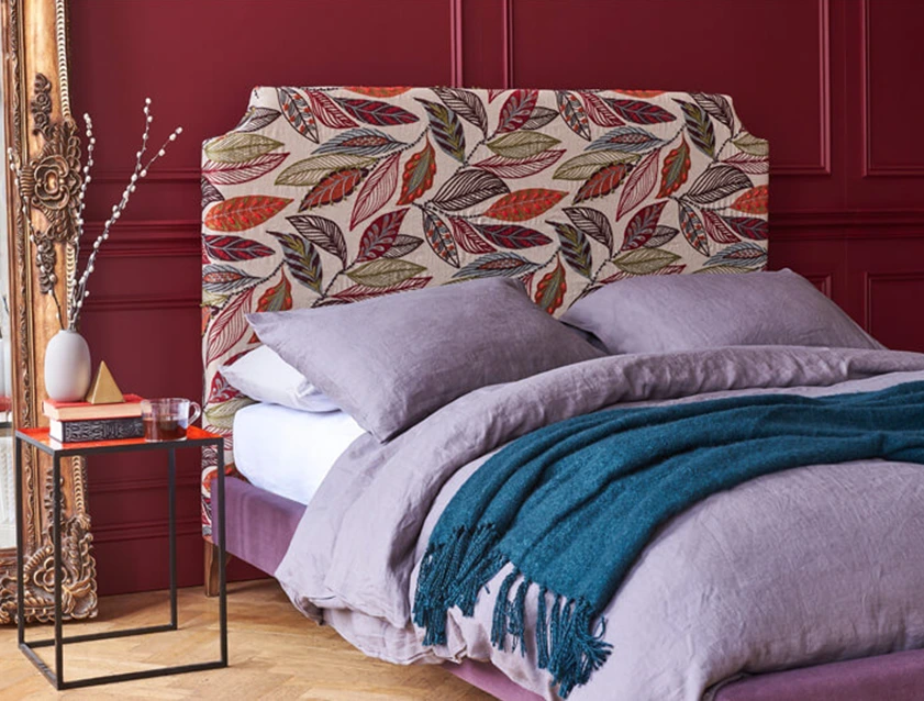 Shoreditch Bed in Mulberry Festival Forest Leaves