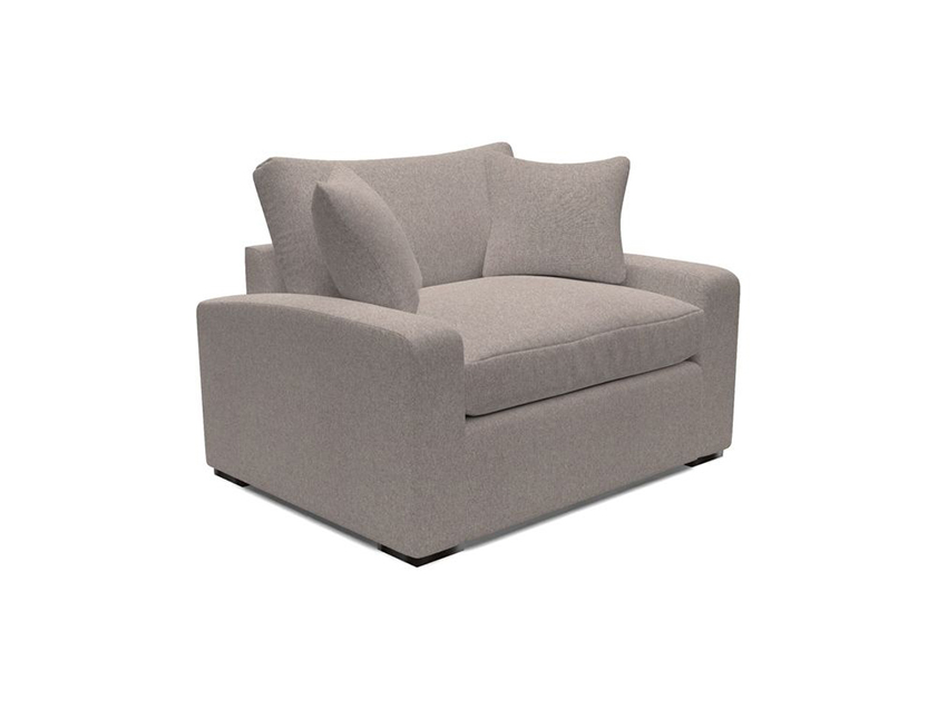 Stockbridge Sofa Bed  in Two Tone Plain Biscuit