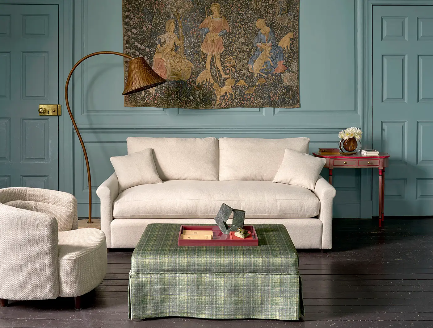 Sketch 3 seater sofa in Cotolino Natural
