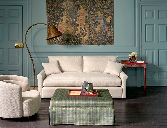 Sketch 3 seater sofa in Cotolino