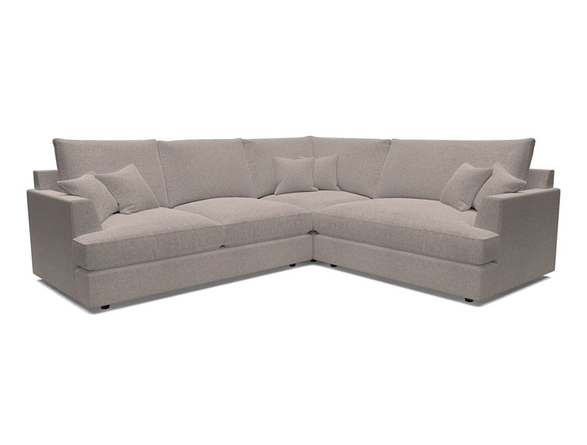 Slingsby Medium Fitted Cover Corner Unit LHF in Two Tone Plain Biscuit.  Loose cover version available Slingsby Medium Fitted Cover Corner Unit LHF in Two Tone Plain Biscuit.  Loose cover version available