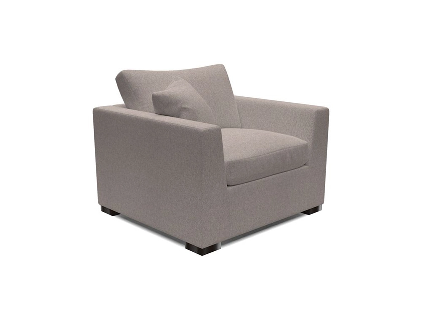 Wadenhoe Snuggler Sofa Bed in Two Tone Plain Biscuit