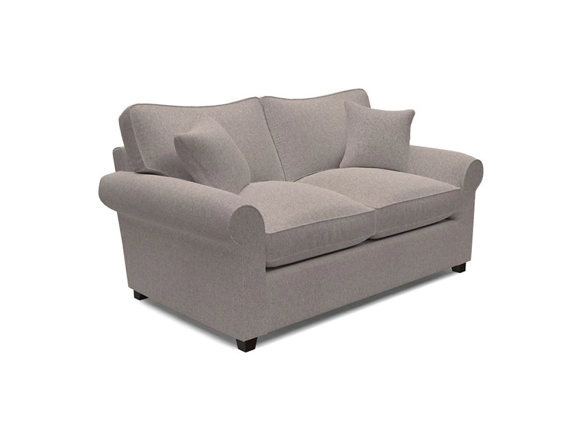Waverley 2 Seater Sofa Bed in Two Tone Plain Biscuit
