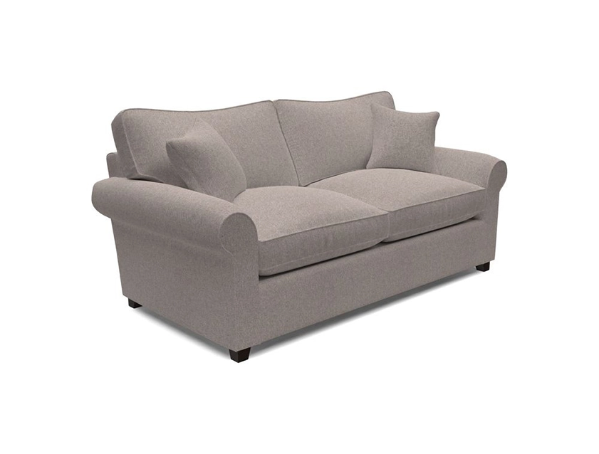 Waverley 3 Seater Sofa Bed in Two Tone Plain Biscuit