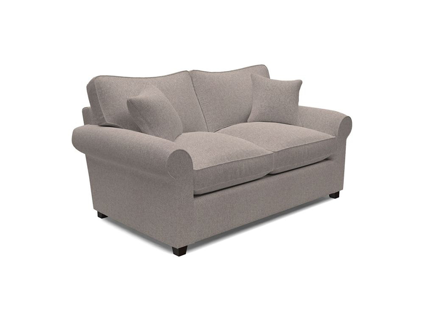Waverley 2 Seater Sofa Bed in wo Tone Plain Biscuit