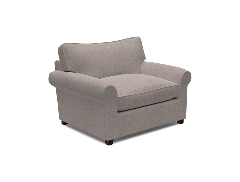 Waverley Snuggler Sofa Bed in wo Tone Plain Biscuit