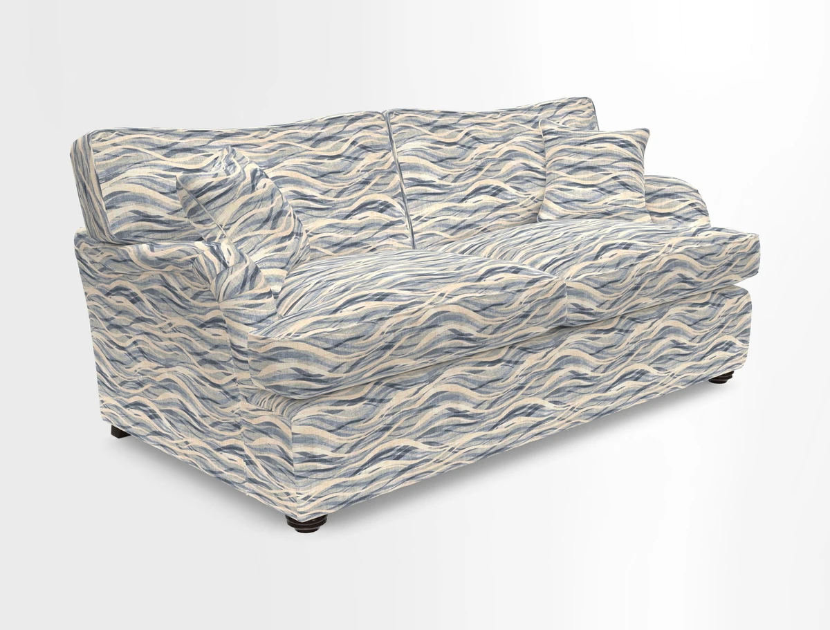 Alwinton 3 Seater Sofa Bed in Super Soft Velvet Navy