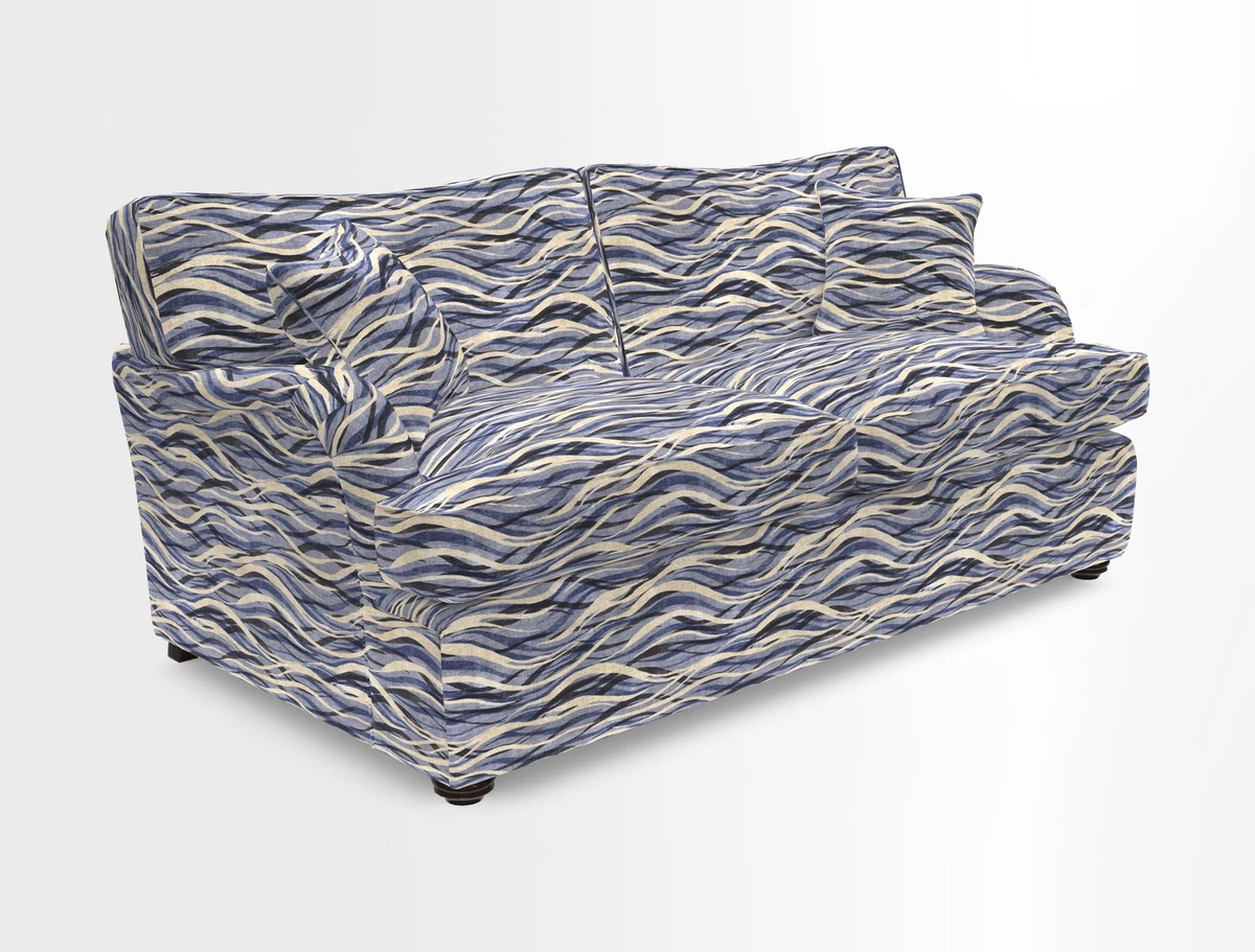 Alwinton 3 Seater Sofa Bed in Super Soft Velvet Navy