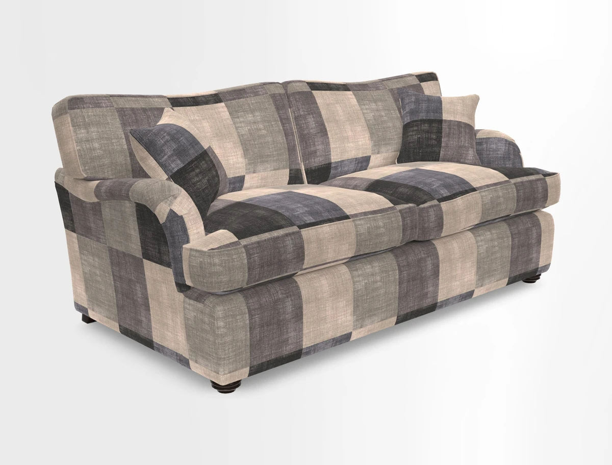 Alwinton 3 Seater Sofa Bed in Super Soft Velvet Navy