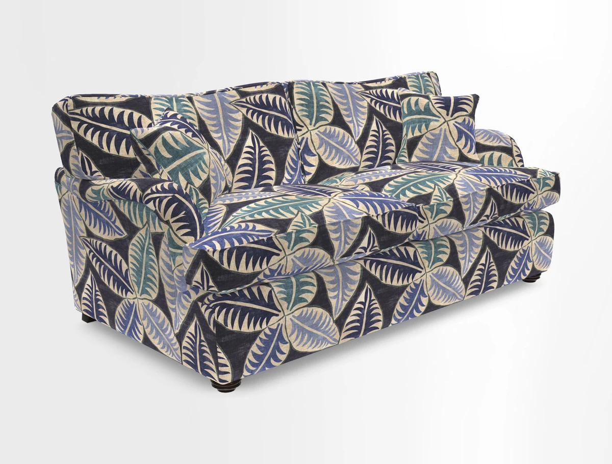 Alwinton 3 Seater Sofa Bed in Super Soft Velvet Navy