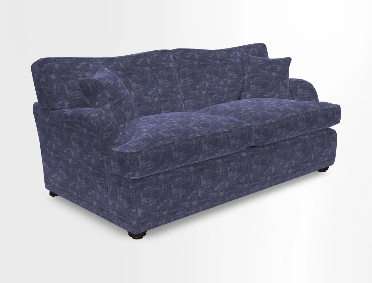 Alwinton 3 Seater Sofa Bed in Super Soft Velvet Navy